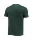 Фото #4 товара Men's Heathered Charcoal, Green Distressed Ohio Bobcats Meter T-shirt and Pants Sleep Set