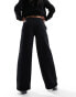 Pull&Bear wide leg jogger in black