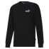Puma Ess+ Embroidery Logo Crew Neck Sweatshirt Mens Black 58924956