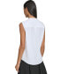 Women's Tie-Neck Sleeveless Blouse