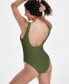 Women's Low-Back One-Piece Swimsuit