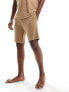 Boss Bodywear rib short in beige