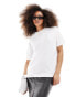 Фото #1 товара Pull&Bear oversized t-shirt in white