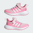 Фото #8 товара Детские кроссовки adidas FortaRun 2.0 Cloudfoam Elastic Lace Top Strap Shoes (Розовые)