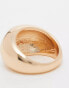 Фото #2 товара ASOS DESIGN ring with oversized bubble design in gold tone