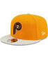Фото #1 товара Men's Gold Philadelphia Phillies Tiramisu 9FIFTY Snapback Hat