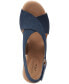 ფოტო #4 პროდუქტის Women's Giselle Cove Slingback Platform Wedge Sandals