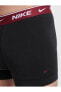 Фото #22 товара Erkek Nike Marka Logolu Elastik Bantlı Günlük Kullanıma Uygun Siyah Boxer 0000ke1008-c4r