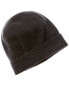 Фото #1 товара Portolano Folded Cuff Cashmere Hat Women's Grey