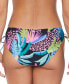 Фото #2 товара Juniors' Sweet Printed Side-Tie Bikini Bottoms