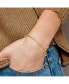 ფოტო #2 პროდუქტის 18k Yellow Gold Open Link Cable Chain Bracelet for women