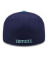 ფოტო #3 პროდუქტის Men's Navy, Light Blue Kentucky Wildcats 59FIFTY Fitted Hat