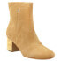 TOMS Evie Zippered Booties Womens Beige Casual Boots 10012284