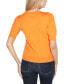 Women's Rivet- Detail Puff-Sleeve Sweater