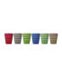 Фото #1 товара Square Tumblers with Design, Set of 6