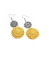 Фото #1 товара Women's Crochet Drop Earrings