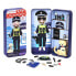 MIEREDU Magnetic Puzzle My Police Heroes