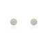 Round Diamond Halo Stud Earrings