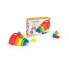 LALABOOM Rainbow 5 Bows And Educational Beads 13 Pieces
