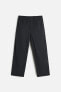 WASHED POPLIN TROUSERS