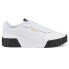Фото #2 товара Puma Carina 2.0 Lace Up Womens Black, White Sneakers Casual Shoes 38584904