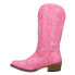 Roper Riley Embroidered Snip Toe Cowboy Womens Pink Casual Boots 09-021-1566-24