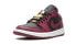 Кроссовки Nike Air Jordan 1 Low Dark Beetroot Black (Бордовый)