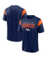 Фото #2 товара Men's Navy Denver Broncos Home Stretch Team T-shirt