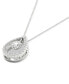 ფოტო #4 პროდუქტის Diamond Orbital Halo Teardrop Pendant Necklace (1/4 ct. t.w.) in 10k White Gold, 16" + 2" extender