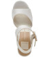 ფოტო #4 პროდუქტის Women's Bobby Pearls Ankle-Strap Two-Piece Platform Sandals