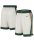 ფოტო #1 პროდუქტის Men's Cream Boston Celtics 2023/24 City Edition Swingman Shorts