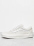 Vans Old Skool trainers in off white suede