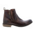 Фото #2 товара Roan by Bed Stu Bail F850098 Mens Brown Leather Zipper Casual Dress Boots