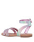 ფოტო #6 პროდუქტის Little Girls Cameena Fastening Strap Sandals