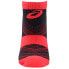 ASICS LiteTech Single Tab Low Cut Socks Mens Red Athletic ZK2449-0694