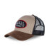 VON DUTCH Suede cap Brown / Beige / Black - фото #1