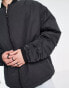 Фото #8 товара ASOS DESIGN extreme oversized wadded bomber jacket in black