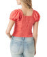 Women's Addy Cotton Puff-Sleeve Top