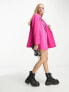 Фото #2 товара Only oversized blazer co-ord in bright pink