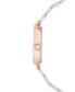 Women's Diamond Accent White Ceramic Bracelet Watch 33mm AK-1018RGWT