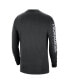 ფოტო #2 პროდუქტის Men's Black Milwaukee Bucks Courtside Max 90 Vintage-Like Wash Statement Edition Long Sleeve T-shirt