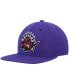 Фото #1 товара Men's Purple Toronto Raptors Hardwood Classics Team Ground 2.0 Snapback Hat