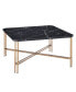 Фото #1 товара Steve Silver Daxton 31.5" Faux Marble Square Cocktail Table