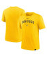 ფოტო #2 პროდუქტის Men's Heather Gold San Diego Padres Authentic Collection Early Work Tri-Blend Performance T-shirt