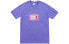 Supreme SS18 TV Tee Light Purple 印花短袖T恤 男女同款 紫色 送礼推荐 / Футболка Supreme SS18 TV Tee Light Purple T SUP-SS18-0090