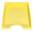 Q-CONNECT Plastic table tray opaque pastel yellow 240x70x340 mm