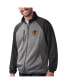 ფოტო #1 პროდუქტის Men's Black Chicago Blackhawks Runners Raglan Full-Zip Track Jacket