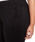 Фото #4 товара Брюки спортивные Calvin Klein Plus Size с поясом-завязкой