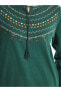 Фото #5 товара LCW Grace Bağlamalı Yaka Desenli Uzun Kollu Kadın Bluz