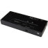 Фото #1 товара StarTech.com 2x2 HDMI Matrix Switch - 4K with Fast Switching and Auto-sensing - HDMI - Black - 1080p - Activity - Power - 3840 x 2160 pixels - IR